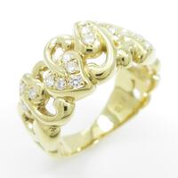 タサキ リーフ ダイヤモンドリング