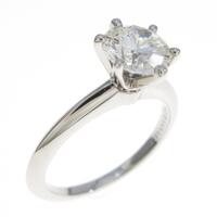 ティファニー クラシックソリティア リング 1．01ct・I・VS2・3EXT