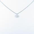 プラチナダイヤモンドネックレス 0．317ct・H・SI2・G