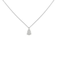 プラチナダイヤモンドネックレス 1．024ct・H・SI2・ペアシェイプ