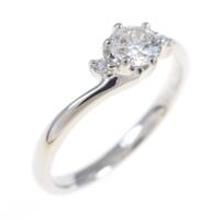 プラチナダイヤモンドリング 0．246ct・F・SI1・3EXT H＆C