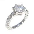 プラチナダイヤモンドリング 2．005ct・F・SI2・GOOD