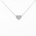 ポンテヴェキオ ハート ダイヤモンドネックレス