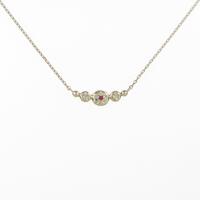 K10YG ルビーネックレス