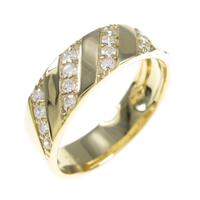 【リメイク】K18YG ダイヤモンドリング