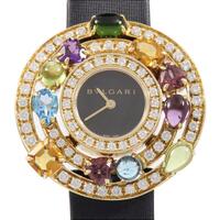 ブルガリ AE36G／AE36D2CBL チェルキ YG／D＆カラーストーン クォーツ