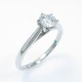プラチナダイヤモンドリング 0．318ct・I・SI1・3EXT・H＆C