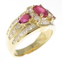 K18YG ルビーリング