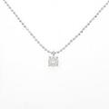 K18WG ダイヤモンドネックレス 0．301ct・G・SI2・VG