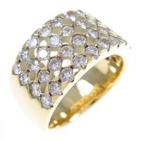 K18YG ダイヤモンドリング