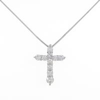 PT クロス ダイヤモンドネックレス
