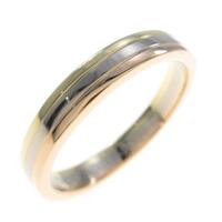 カルティエ スリーゴールド リング