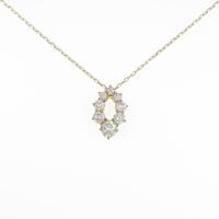 K18YG ダイヤモンドネックレス