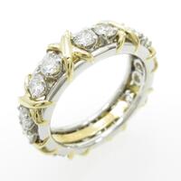 ティファニー 16ストーン シュランバージェ リング