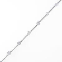 K18WG ダイヤモンドブレスレット