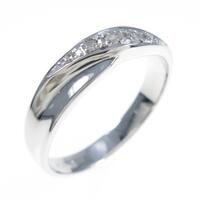 K14WG ダイヤモンドリング