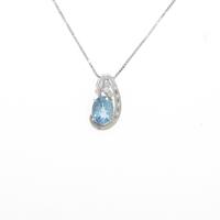 PT アクアマリンネックレス