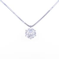 プラチナダイヤモンドネックレス 2．011ct・F・SI2・3EXT
