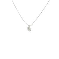 K18WG ダイヤモンドネックレス