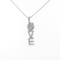 K18WG ダイヤモンドネックレス