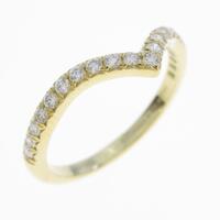 ティファニー ソレスト Vバンド リング