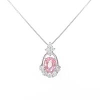 PT ピンクサファイヤネックレス