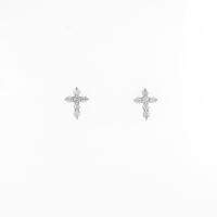 ヴァンドーム クロス ダイヤモンドピアス