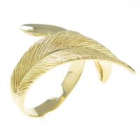 K18YG リーフ リング