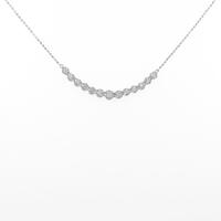 K18WG ダイヤモンドネックレス