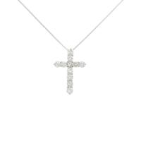 PT クロス ダイヤモンドネックレス