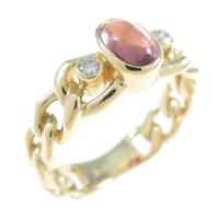 K18YG トルマリンリング