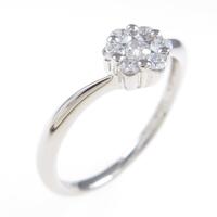 ヴァンドーム フラワー ダイヤモンドリング