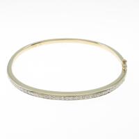 K18YG／K18WG ダイヤモンドバングル