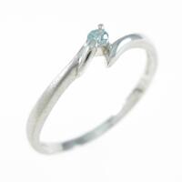 K18WG ダイヤモンドリング