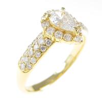 K18YG ダイヤモンドリング