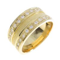 K18YG ダイヤモンドリング