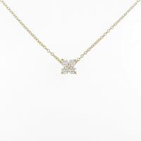 ポンテヴェキオ フラワー ダイヤモンドネックレス