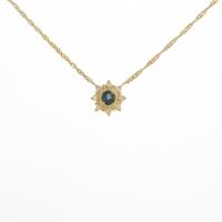 750YG サファイヤネックレス