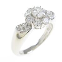 PT フラワー ダイヤモンドリング