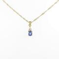 K18YG サファイヤネックレス
