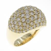 K18YG パヴェ ダイヤモンドリング