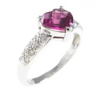 ポンテヴェキオ ハート ガーネットリング