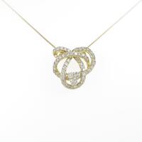 K18YG ダイヤモンドネックレス