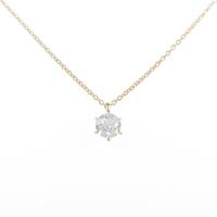 【リメイク】K18YG ダイヤモンドネックレス 0．301ct・D・VVS1・EXCELLENT H＆C