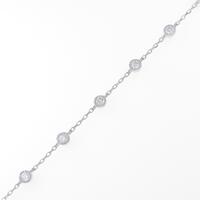 【リメイク】K18WG ダイヤモンドブレスレット