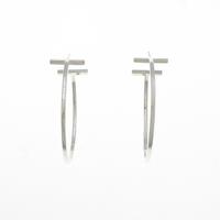 ティファニー Tワイヤー フープ ラージ ピアス