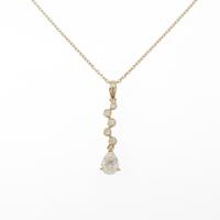 K18YG ダイヤモンドネックレス