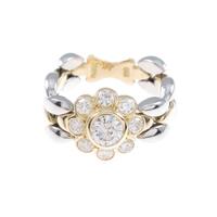 K18YG／PT ダイヤモンドリング 0．33ct・F・SI2・GOOD