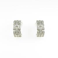 カルティエ マイヨンパンテール フルダイヤ イヤリング