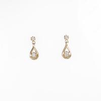 4゜C ダイヤモンドピアス